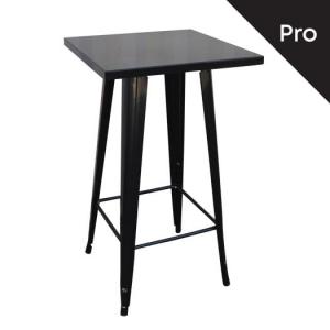 RELIX Τραπέζι Bar-Pro, Μέταλλο Βαφή Antique Black - 60x60x101cm