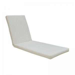 SUNLOUNGER Μαξιλάρι Ξαπλώστρας Ύφασμα Εκρού Water Repellent, Foam+Polyester Φερμουάρ-Velcro - 196(78+118)x60x7cm