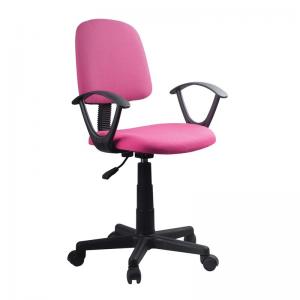 BF430 Πολυθρόνα Γραφείου Ύφασμα Ροζ