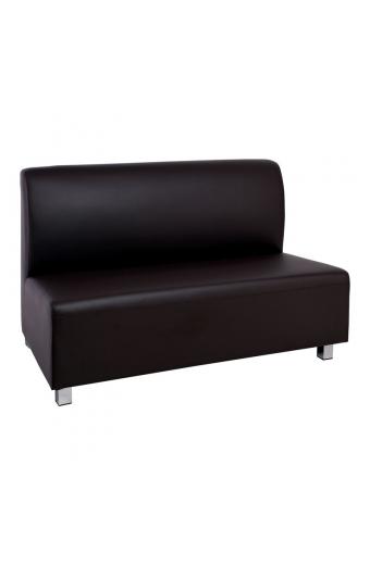 BANDY 2Θέσιος Καναπές Pu Καφέ - 130x71x88cm