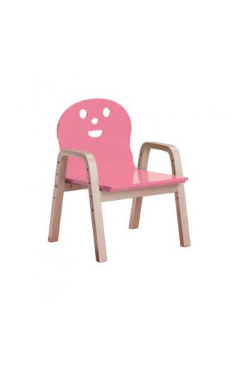 KID-FUN Παιδική Πολυθρόνα Σημύδα / Ροζ