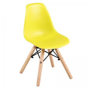 ART Wood Kid Καρέκλα Ξύλο - PP Κίτρινο
