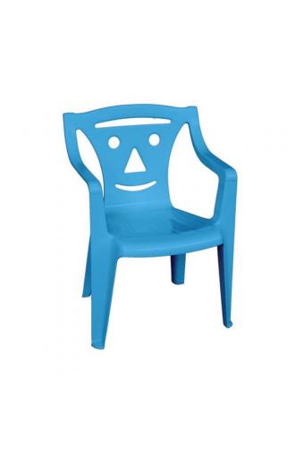 BIMBO Πολυθρονάκι Παιδικό Πλαστικό Μπλε - White Smile