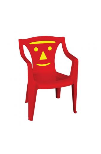 BIMBO Πολυθρονάκι Παιδικό Πλαστικό Κόκκινο /Yellow smile