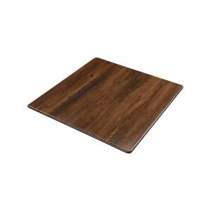 Contract Sliq Normal Επιφάνεια Τραπεζιού τ.Werzalit, Απόχρωση Walnut - 80x80cm/16mm
