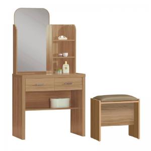 CALIBER Set Τουαλέτα + Σκαμπό Απόχρωση Sonoma Oak - 80x39x155cm