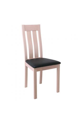 REGO Καρέκλα Οξυά White Wash, PVC Mαύρο