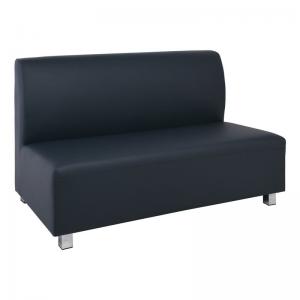 BANDY 2Θέσιος Καναπές Pu Γκρι - 130x71x88cm