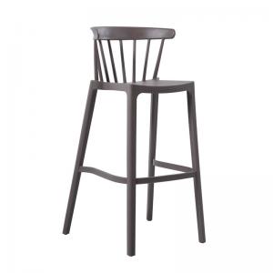 WEST Σκαμπό BAR, PP-UV Sand Beige - 54x51x103cm