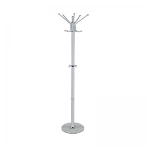PROMO Καλόγερος Μέταλλο Βαφή Άσπρο - Φ36cm H.172cm