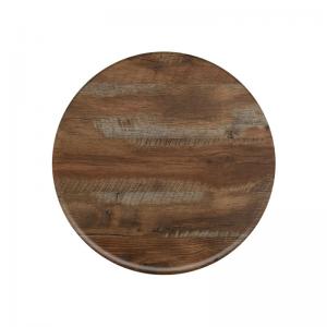 Contract Sliq Sandy Supreme Επιφάνεια Τραπεζιού τ.Werzalit Απόχρωση Yukon Oak - Φ60cm/18mm