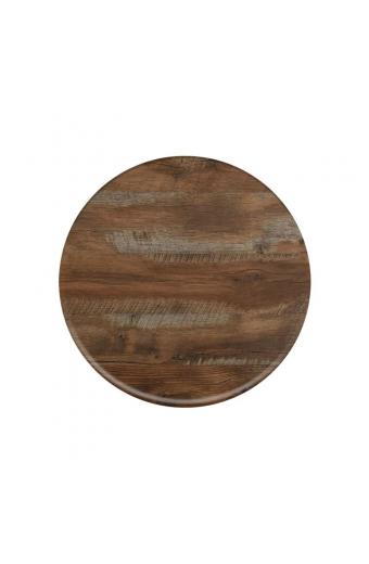 Contract Sliq Sandy Supreme Επιφάνεια Τραπεζιού τ.Werzalit Απόχρωση Yukon Oak - Φ60cm/18mm