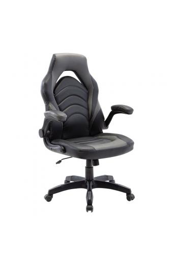 BF7800 Gaming Πολυθρόνα Pu Μαύρο - Γκρι - 71x67x115/127cm