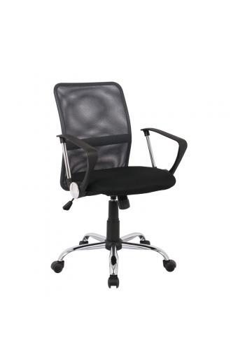 BF2009 Πολυθρόνα Γραφείου Mesh Ανθρακί  - Μαύρο - 58x60x91/101cm