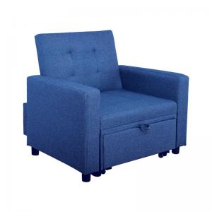 IMOLA Πολυθρόνα - Κρεβάτι Σαλονιού - Καθιστικού Ύφασμα Μπλε