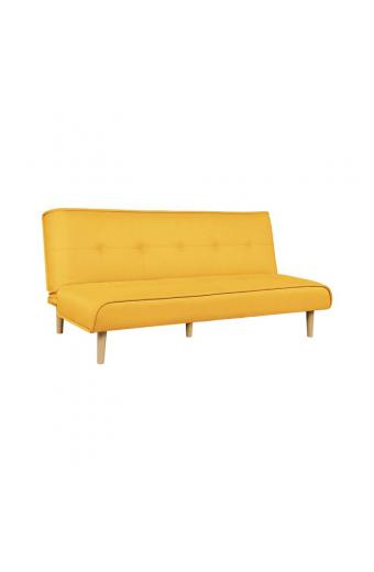 BEAT Καναπές - Κρεβάτι Σαλονιού - Καθιστικού, Ύφασμα Κίτρινο