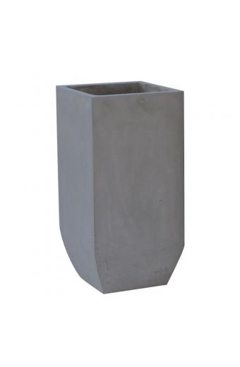 FLOWER POT-1 Cement Grey 35x35x80cm - 35x35x80cm