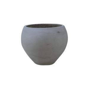 FLOWER POT-5 Cement Grey Φ32x26cm