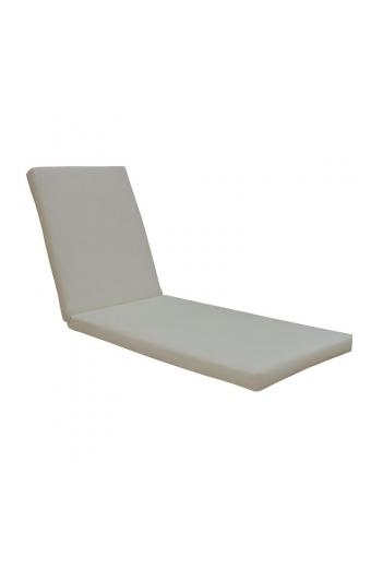 SUNLOUNGER Μαξιλάρι Ξαπλώστρας Ύφασμα Sandy Water Repellent, Foam+Polyester Φερμουάρ-Velcro