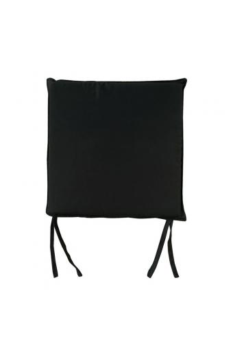 SALSA Μαξιλάρι καρέκλας (2cm) Μαύρο - 43x44x3cm