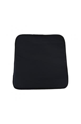PATON Μαξιλάρι Πολυθρόνας Pu Μαύρο - 42x45x1cm