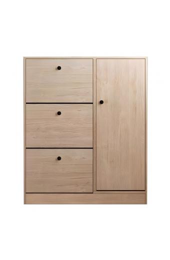 Παπουτσοθήκη Απόχρωση Sonoma - 100x24x112cm
