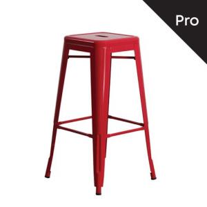 RELIX Σκαμπό Bar-Pro, Μέταλλο Βαφή Κόκκινο