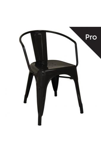 RELIX Πολυθρόνα-Pro, Μέταλλο Βαφή Μαύρο - 52x49x72cm