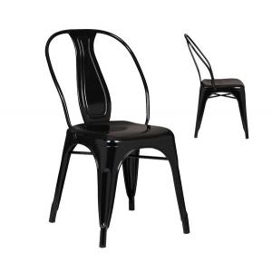RELIX Plus Καρέκλα Μέταλλο Βαφή Μαύρο