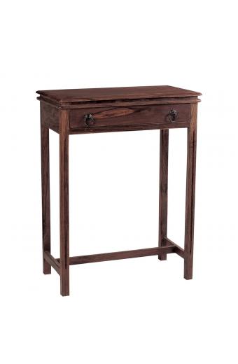 CONSOLE Κονσόλα 1 Συρτάρι Ξύλο Sheesham Καρυδί - 60x34x80cm