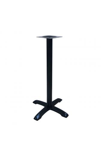KINO Βάση Τραπεζιού BAR 4-Νυχη, Μαντέμι Μαύρο (9,60 Kg) - 61x61cm H.108cm