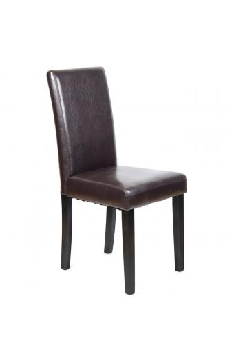 MALEVA-L Καρέκλα PU Καφέ - Wenge - 42x56x93cm