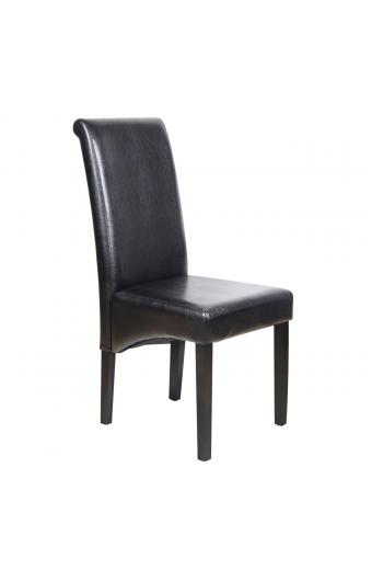 MALEVA-H Καρέκλα PU Καφέ - Wenge - 46x61x100cm