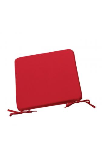 CHAIR Μαξιλάρι Καθίσματος Κόκκινο - 42x42x3cm