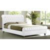 HARMONY Κρεβάτι Διπλό για Στρώμα 160x200cm, PU Άσπρο