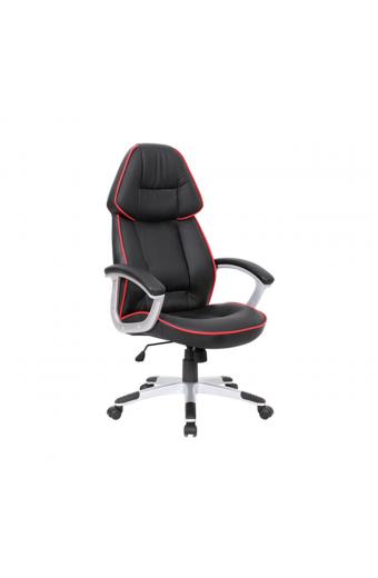 BF7900 Bucket Πολυθρόνα PU Μαύρο - 68x72x122/132cm