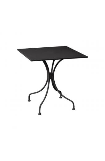 PARK Τραπέζι Μέταλλο Βαφή Μαύρο - 70x70x71cm