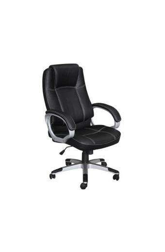 BF5450 Πολυθρόνα Γραφείου Διευθυντή, Pu Μαύρο - 63x70x112/122cm