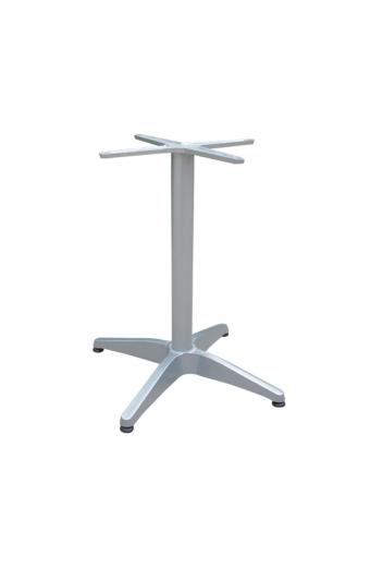FACTORY Βάση Τραπεζιού Αλουμίνιο Απόχρωση Silver (2,30kg) - 66x66cm H.69cm