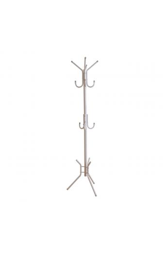 LEROY Καλόγερος, Μέταλλο Βαφή Άσπρο - 38x38x176cm