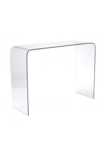 GLASSER Κονσόλα Διάφανο Γυαλί 12mm - 110x35x75cm