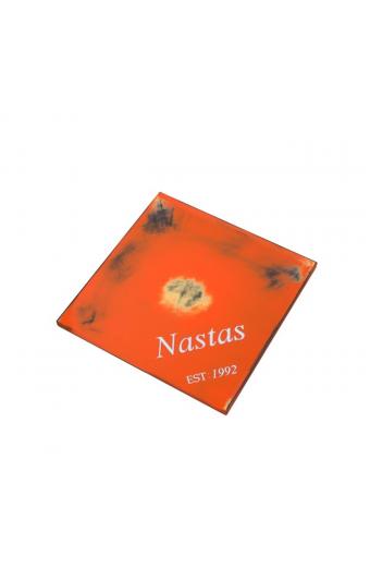 DESTINY Επιφάνεια Τραπεζιού Μέταλλο Βαφή Antique Orange - 60x60cm(Τελείωμα 1.2cm)