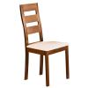 MILLER Καρέκλα Οξιά Aroma Beech, PVC Εκρού - 45x52x97cm