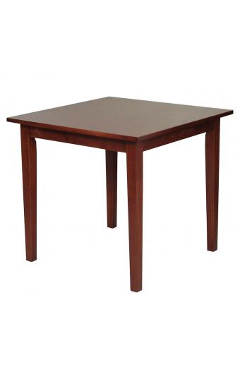 NATURALE Τραπέζι Καρυδί Mdf - 80x80x74cm