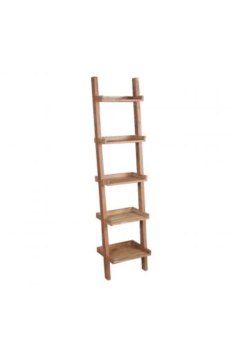 LADDER Βιβλιοθήκη - Ραφιέρα Ξύλο Ακακία Φυσικό - 45x35x190cm