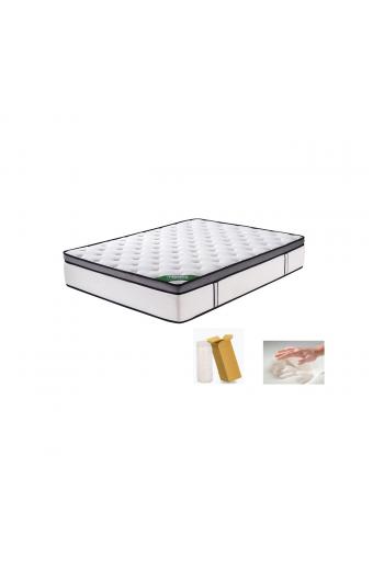 ΣΤΡΩΜΑ Mini Pocket Spring Memory Foam & Latex, Μονής Όψης Roll Pack (5) - 160x200x32cm