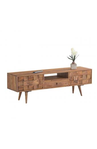 TEKA Έπιπλο TV Ξύλο Ακακία Φυσικό - 140x35x45cm