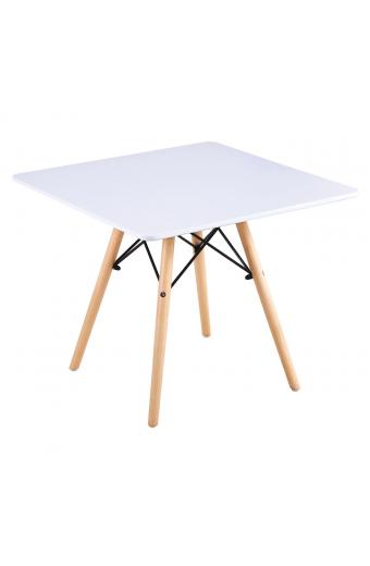 ART Wood Kid Τραπέζι Άσπρο MDF - 60x60x49cm