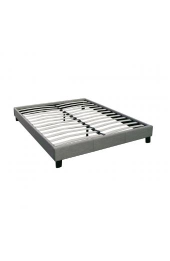 ΥΠΟΣΤΡΩΜΑ WILTON K/D Ύφασμα Γκρι - 157x211x29 (Στρώμα 150x200)cm