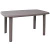 SORRENTO Τραπέζι Oval Dining Κήπου - Βεράντας, PP Απόχρωση Tortora - 140x80x74cm oval